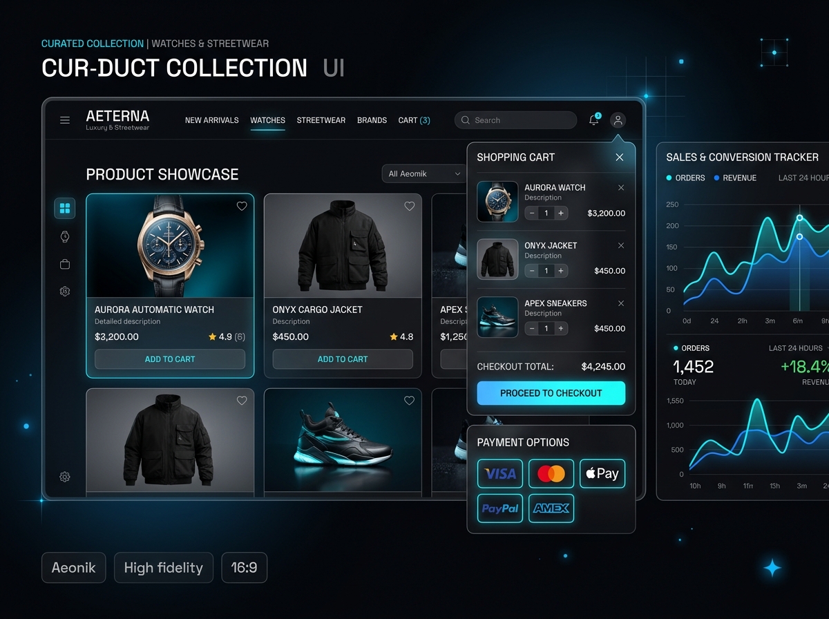 E-Commerce Interface Showcase
